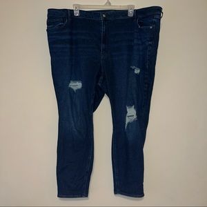 Old Navy Plus Size 30 Mid Rise Rockstar Super Skinny Jeans